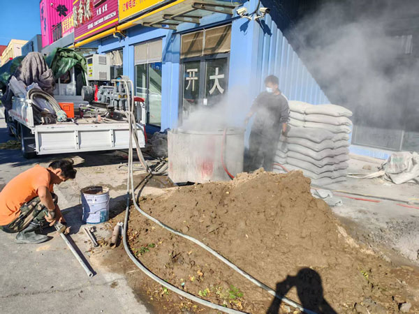 塔什库尔干顶管注浆加固